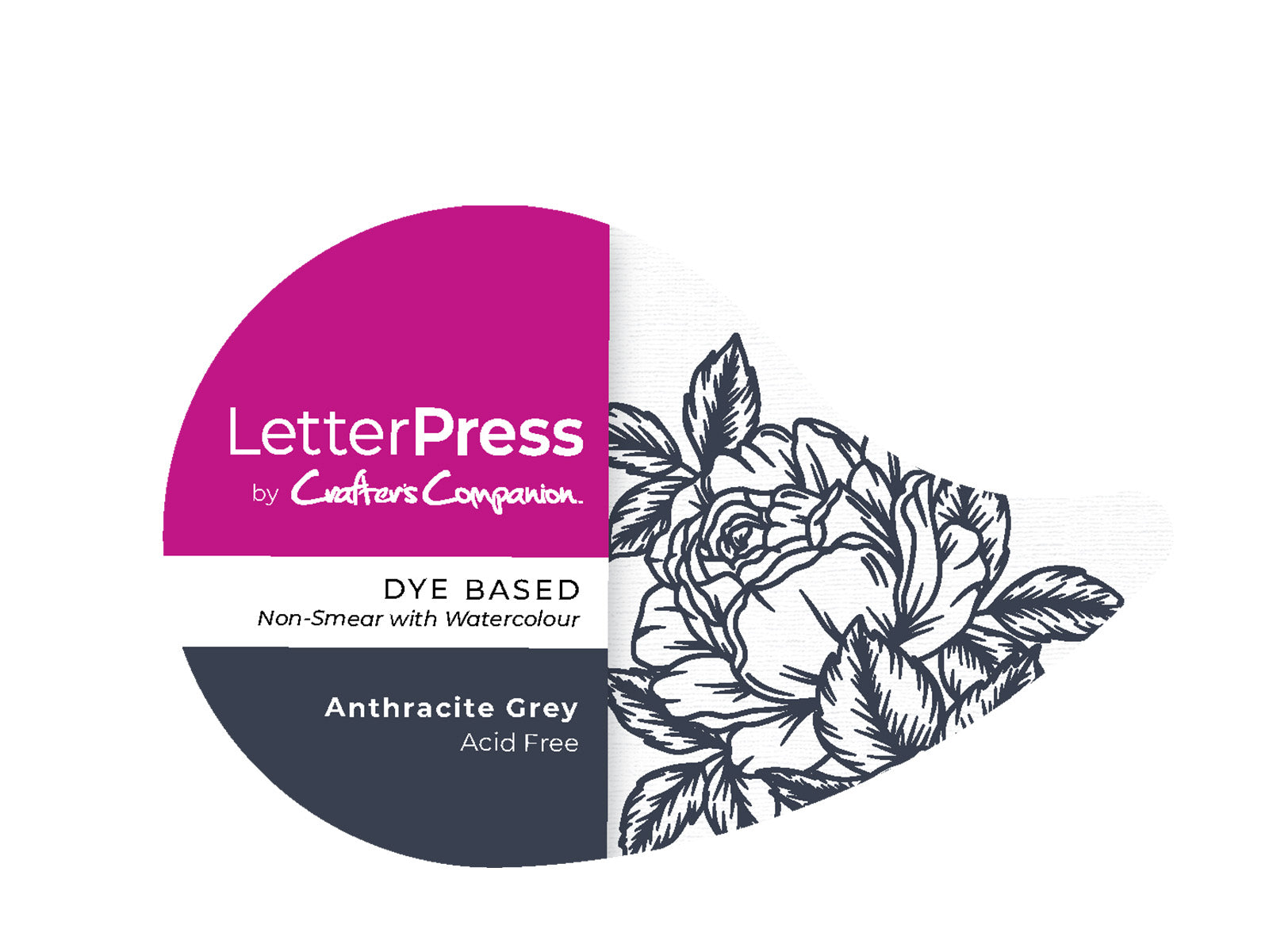 LetterPress Inkpad - Anthracite Grey