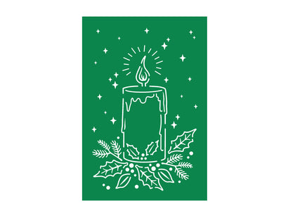 Christmas Candle Metal Die Set