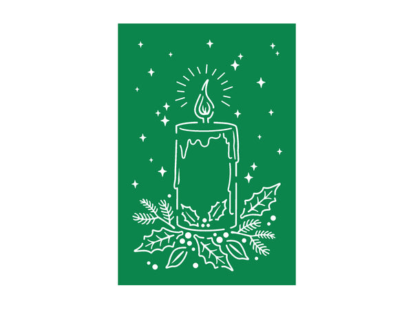 Christmas Candle Metal Die Set