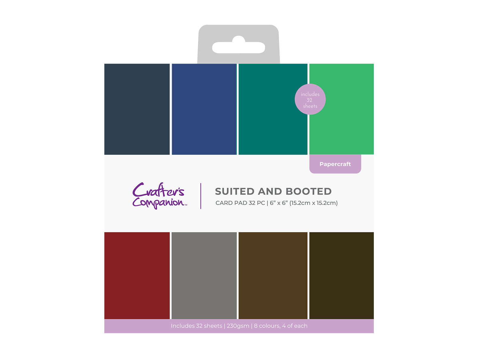 Earthy Tones & Classic Colours Paper Pad 6" x 6"
