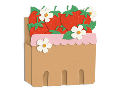 Berry Bliss - Berry Basket Stencil & Metal Die Set