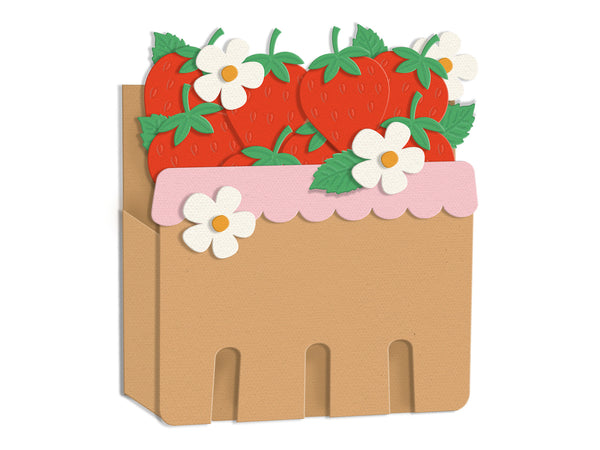 Berry Bliss - Berry Basket Stencil & Metal Die Set