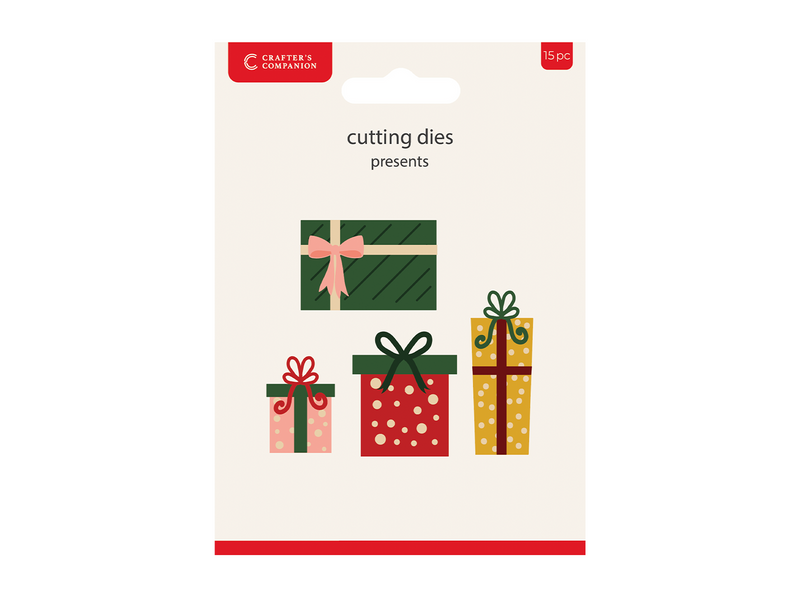 Crafters Companion Metal Die Christmas Embellishment - Presents