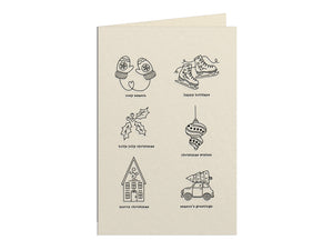 Christmas Icons LetterPress Press Plate
