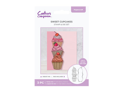 Cupcake Stack Stamp & Metal Die
