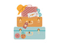 Retro Vacay - Suitcase Metal Die Set