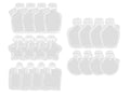 Transparent Vase & Jar Stickers