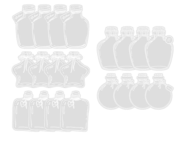 Transparent Vase & Jar Stickers