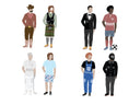 Customisable Male Character Stamp & Metal Die Set