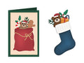 Christmas Stocking & Sack Metal Die Set