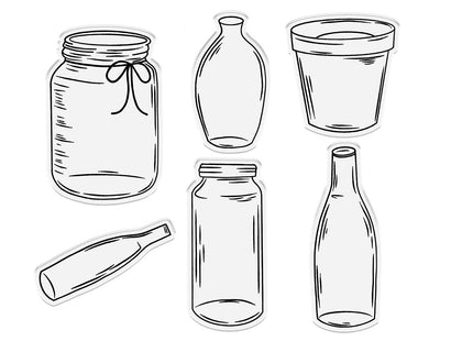Jars, Bottles & Vases Stamp Set