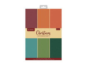 Christmas by Candlelight - Luxury Linen Cardstock - A4