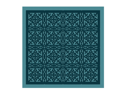 Tiles Create-a-Card Metal Die Set