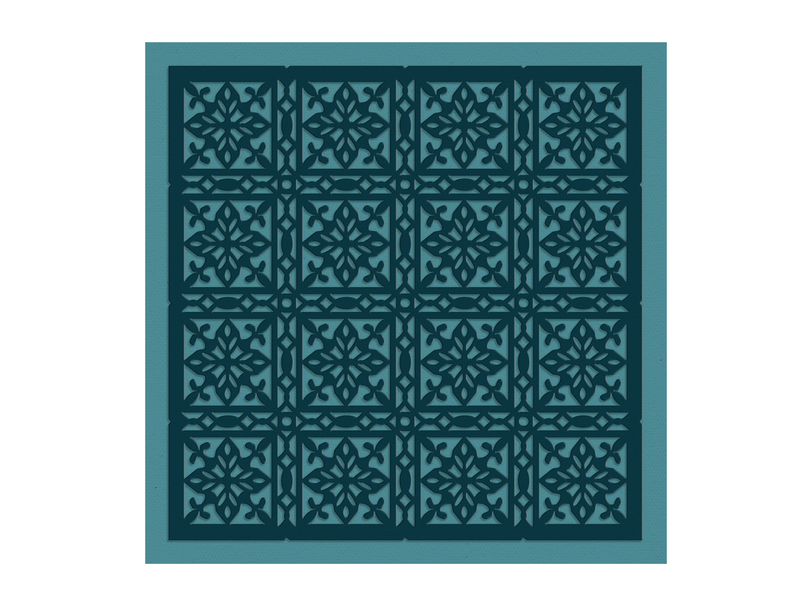 Tiles Create-a-Card Metal Die Set