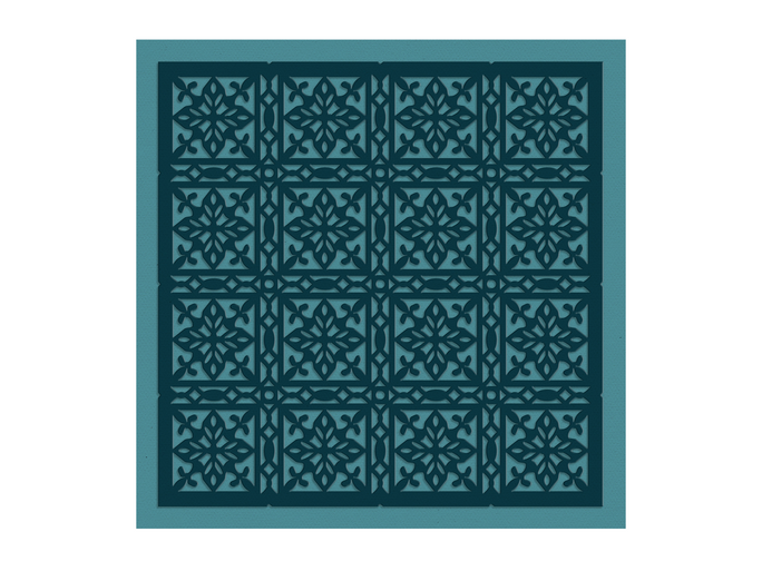 Tiles Create-a-Card Metal Die Set