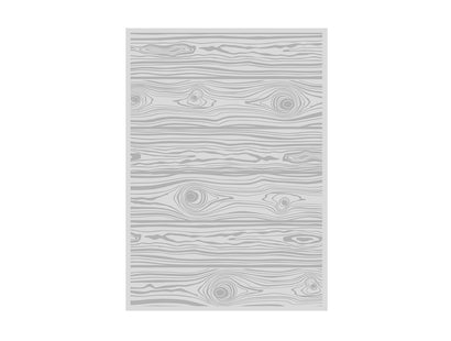 Wildwood Whimsy - Wood Grain 5" x 7" 3D Embossing Folder