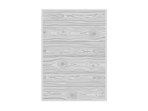 Wildwood Whimsy - Wood Grain 5" x 7" 3D Embossing Folder