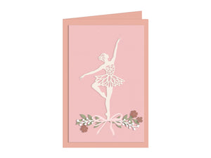 Posing Ballerina Metal Die Set