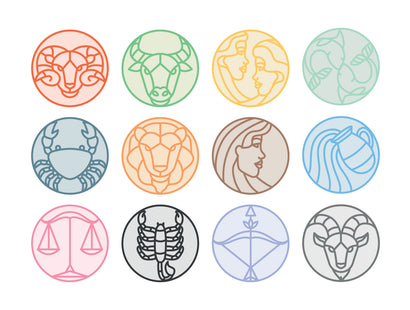 Zodiac Mini Metal Die Set