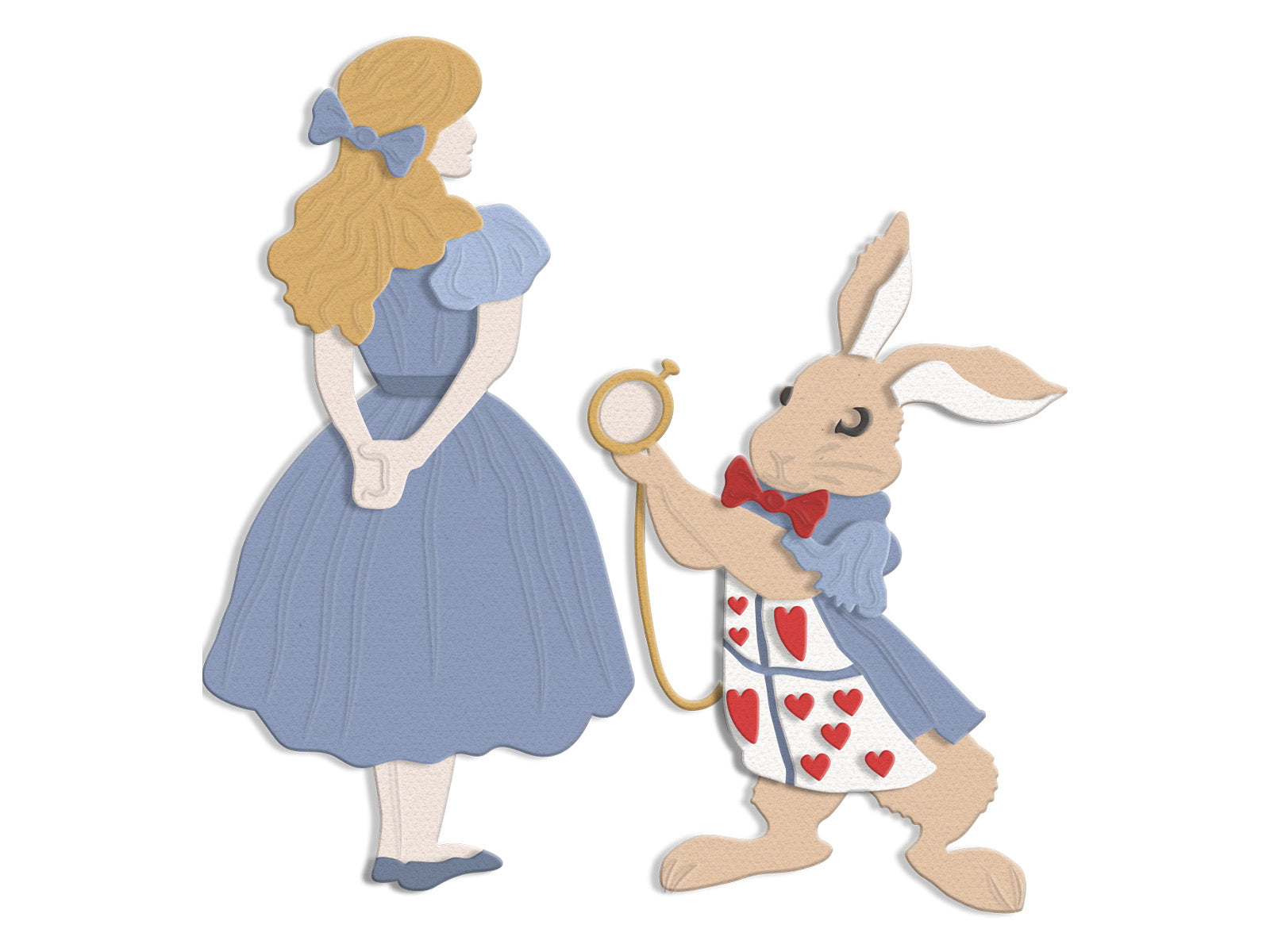Tales of Wonderland - Alice & Rabbit Metal Die Set