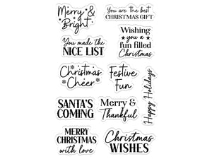 Christmas Sentiment Stamp Set