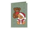 Dressed Up Teddy Bear Metal Die & 2D Embossing Folder Set