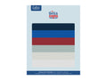 Stars & Stripes - Red, White & Blue Linen Card A4 Pack