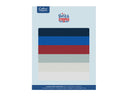 Stars & Stripes - Red, White & Blue Linen Card A4 Pack