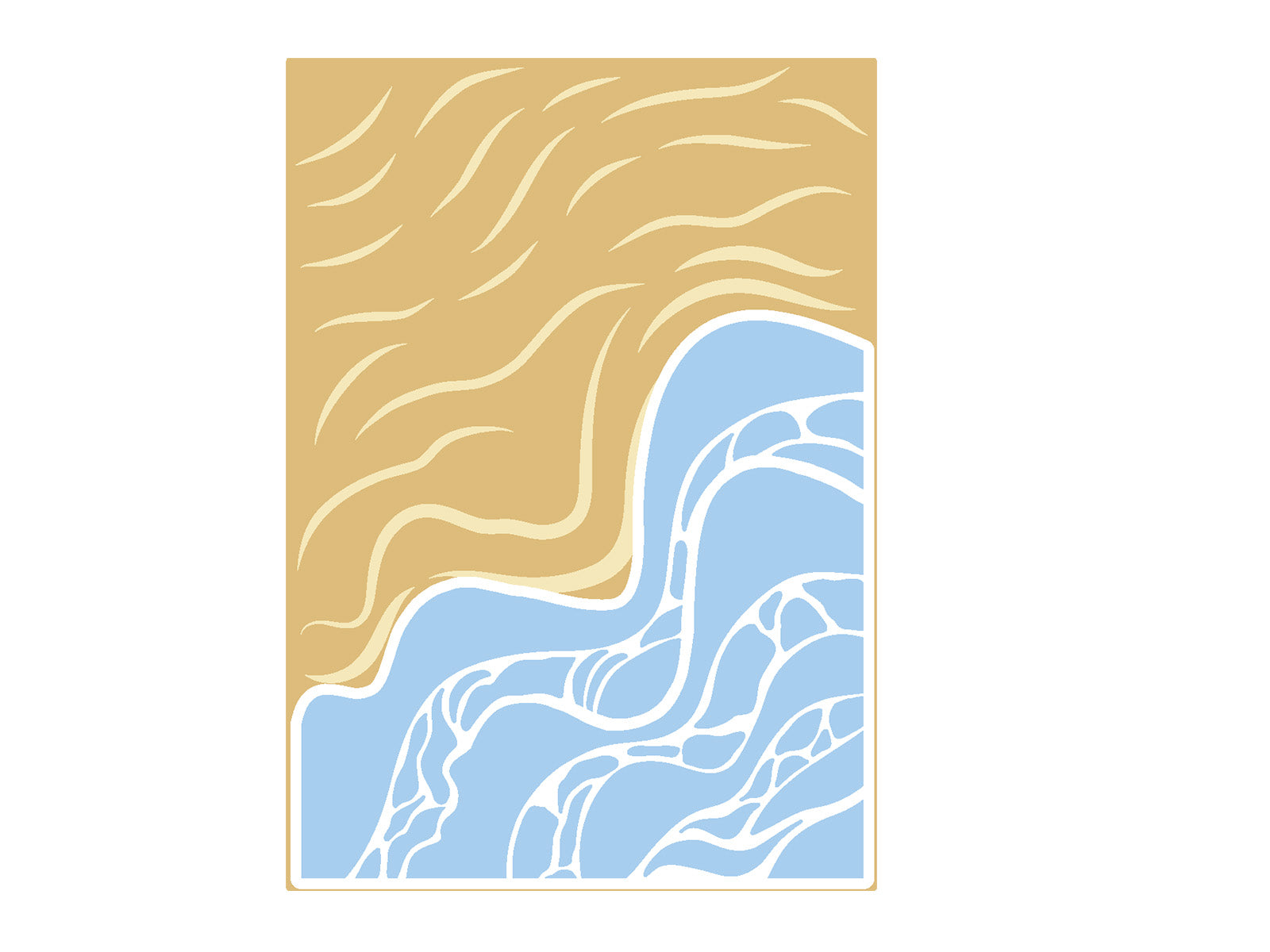 Retro Vacay - Sea & Sand Stencil Set