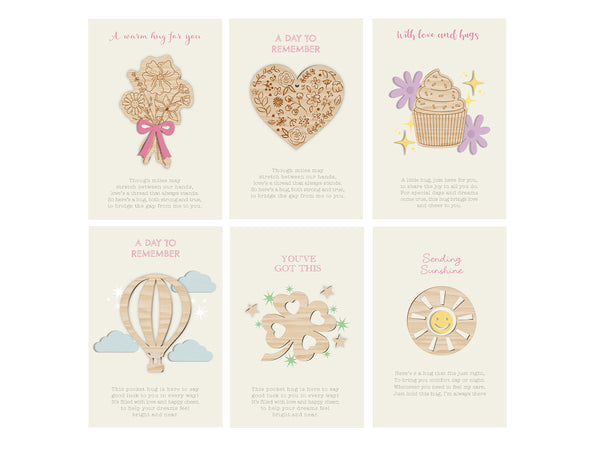 Shaped Hug Token Stamp & Metal Die Set