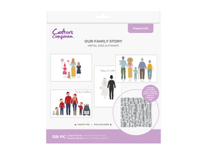 Crafter's Companion Stamp & Die - Our Family Story