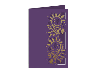 Foliage & Swirls Metal Die & Foil Rub Ons