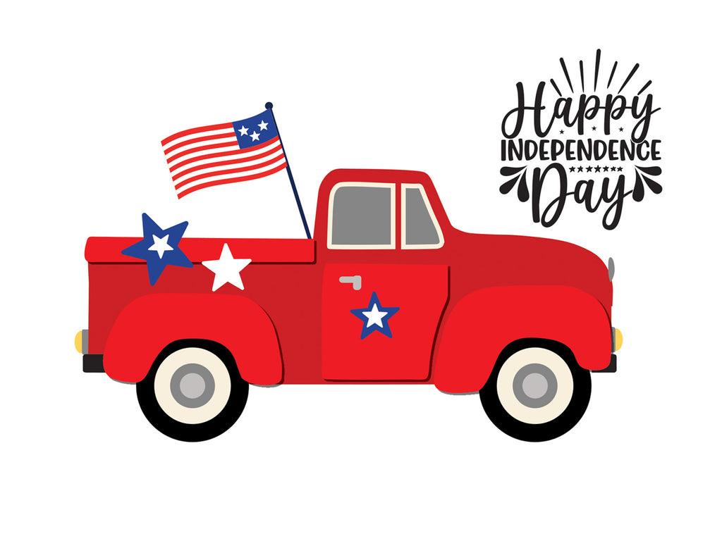 Stars & Stripes - Pickup Truck Metal Die Set