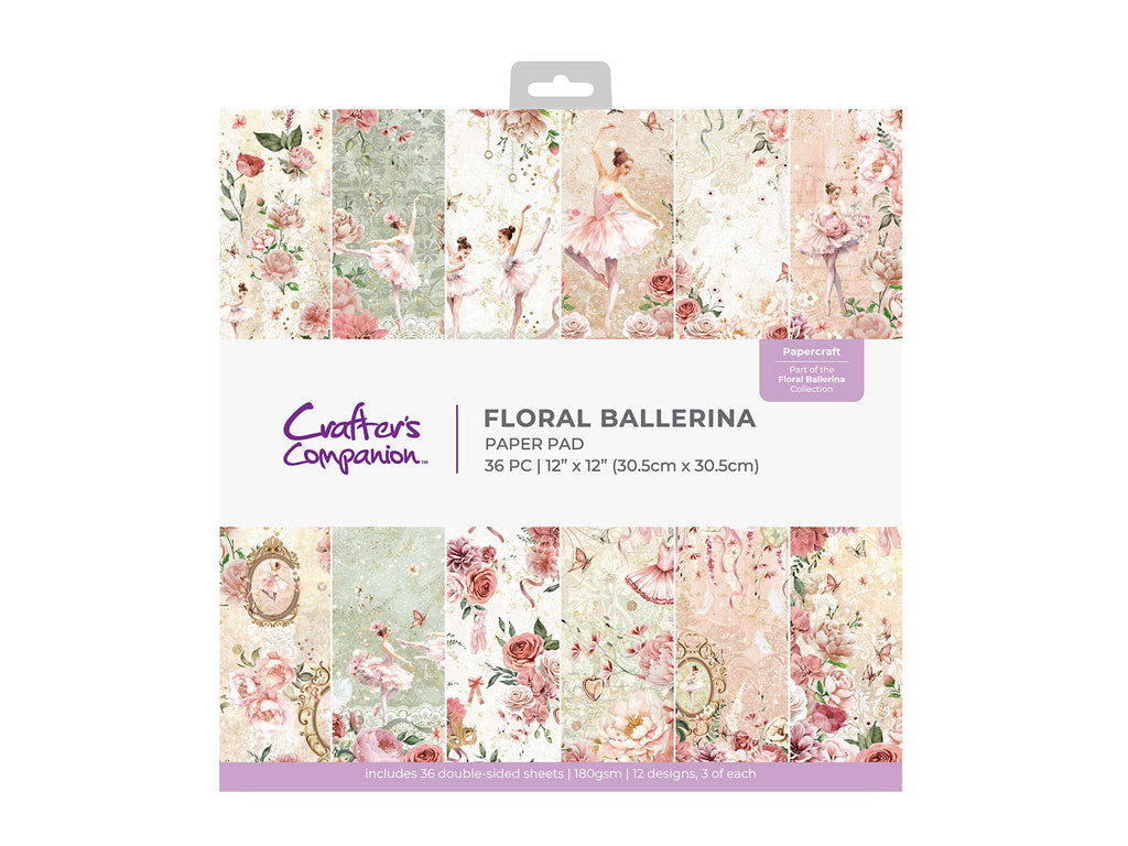 Floral Ballerina Paper Pad 12
