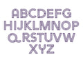 Retro Alphabet Metal Die Set