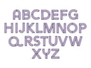 Retro Alphabet Metal Die Set