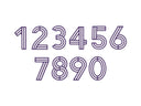 Retro Numbers Metal Die Set