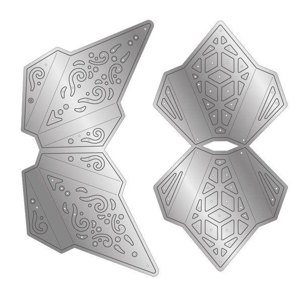 Crafter's Companion Kaleidoscope Origami Die - Sensational Stars