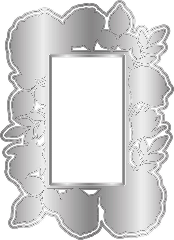 Gemini Embossed Frames Embossing Folder, Die & Stamp Set – Blooming Roses