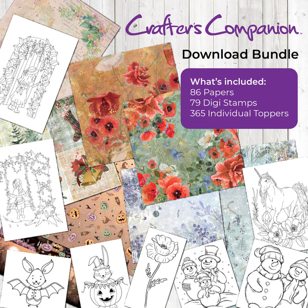 Crafter's Companion Free Website Bundle Digi Pack - Digital Bundle