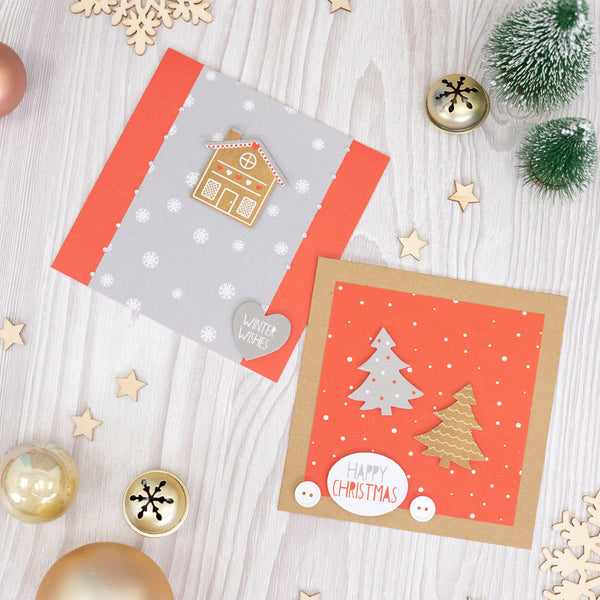 Make Christmas Card Making Kit - Nordic (10 Pack)