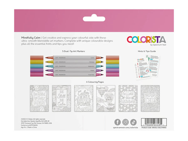 Colorista - Colouring Kit - Mindfully Calm 12pc