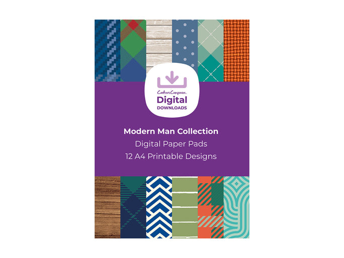 Modern Man Collection - Digital Paper Pad