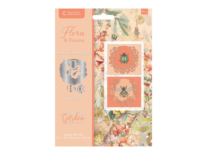 Nature's Garden Flora & Fauna Metal Die - Flora & Fauna Bugs