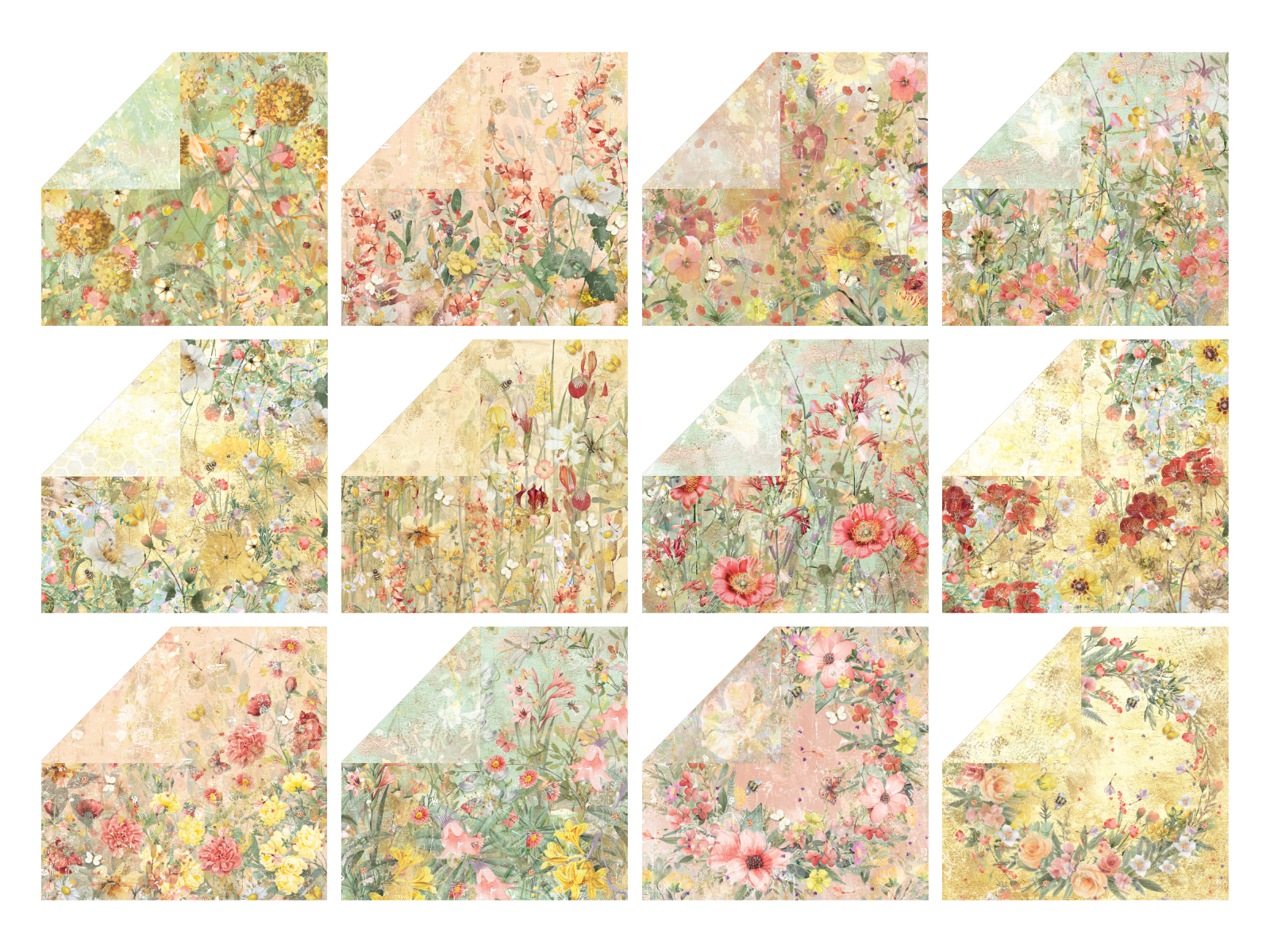 Nature's Garden Flora & Fauna - 6"x6" Paper Pad