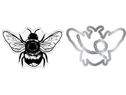 Nature's Garden Flora & Fauna Stamp & Die - Fly High