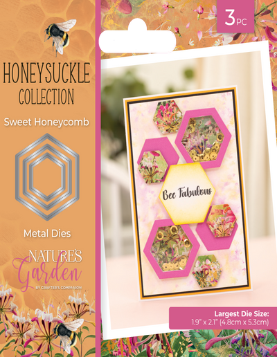 Honeysuckle Collection Metal Die - Sweet Honeycomb