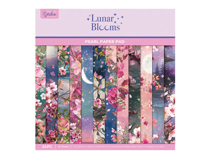 Natures Garden Lunar Blooms - 12”x12” Paper Pad
