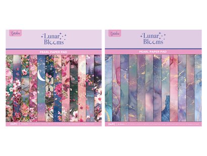 Nature's Garden Lunar Blooms Paper Pad Collection