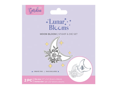 Natures Garden Lunar Blooms Stamp & Die - Moon Bloom